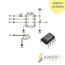 DS1620 Sensor Termostato Digital 9Bit