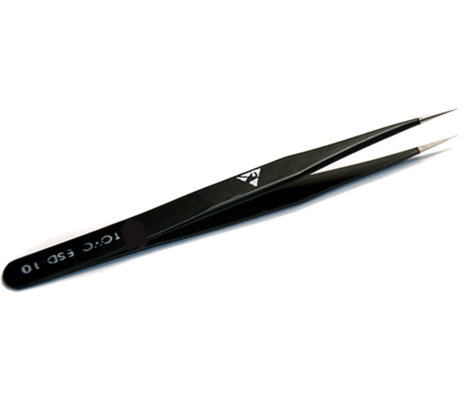 ESD-15 Pinza anti-magnetica de punta fina Anti-estatica curva Toyo (ESD-15)