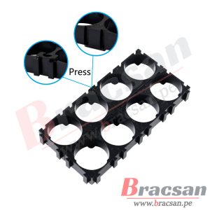 ESPACIADORES 4X2 PARA BATERIA DE LI-ION 8 CELDA 18650