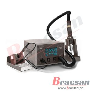 ESTACION DE SOLDAR Y DE CALOR PANTALLA TACTIL LCD AJUSTABLE AUTOMÁTICA 220V 1200W BAKU BA-9852