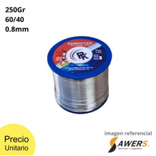 Estaño de Soldar 0.8mm 250gr Parkotek