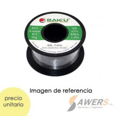 Estaño de soldar 50gr Baku 0.4mm