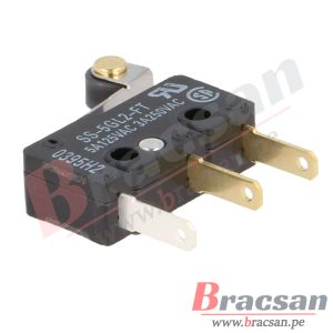 FINAL DE CARRERA MICROSWITCH 5A 250V SPDT PALANCA CON RUEDA 3 PINES OMRON SS-5GL2-FT
