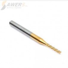 Fresa de corte espiral 1 flauta CED=1mm SHK=3.175mm