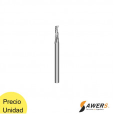 Fresa de Corte Espiral 1 Labio 2.5x7.5Hx38L
