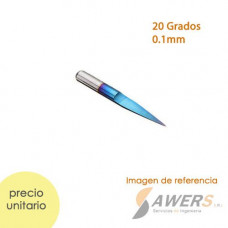 Fresa de Grabado 20 Grados 0.1mm