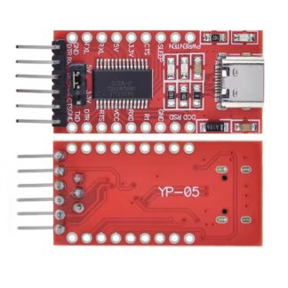 FT232RL Conversor FTDI USB-C a Serial UART TTL, 3.3V / 5V