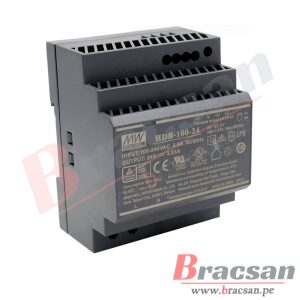 FUENTE DE ALIMENTACION 24VDC 4A RIEL DIN MEAN WELL MDR-100-24