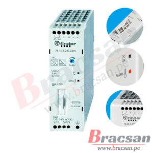 FUENTE DE ALIMENTACION 24VDC 5.4A RIEL DIN FINDER 78.1D.1.230.2415