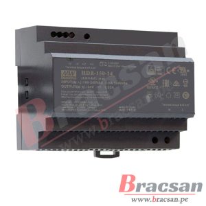FUENTE DE ALIMENTACION 24VDC 6.3A RIEL DIN MEAN WELL HDR-150-24