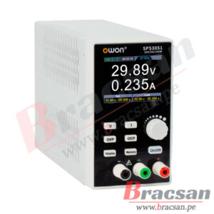 FUENTE DE ALIMENTACIÓN DE LABORATORIO REGULABLE 30V 5A 150W 1 CANAL OWON SPS3051