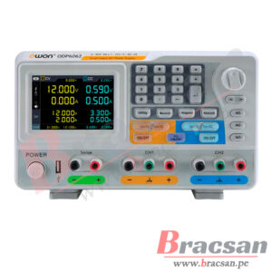 FUENTE DE ALIMENTACIÓN DE LABORATORIO REGULABLE 60V 6A / 6V 3A 378W 2 CANALES OWON ODP6062