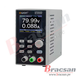 FUENTE DE ALIMENTACIÓN DE LABORATORIO REGULABLE 80V 20A 500W 1 CANAL OWON SPE8205