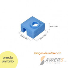 Funda aislante de silicona para bloque extrusor MK7/8/9