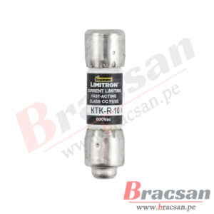 FUSIBLE ACCION RAPIDA, LIMITADOR DE CORIENTE 10A 600VAC BUSSMANN KTK-R-10