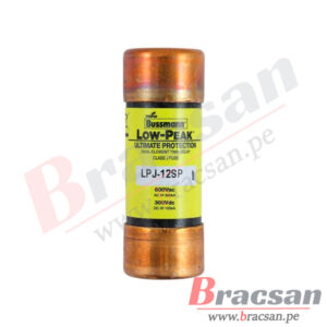 FUSIBLE RETARDADO DE TIEMPO 12A 600VAC 300VDC LOW-PEAK BUSSMANN LPJ-12SP