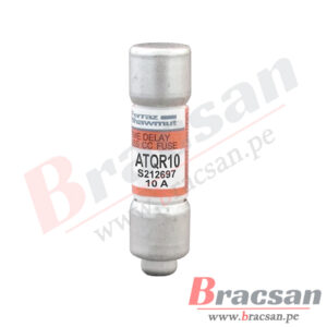FUSIBLE RETARDADO DE TIEMPO, LIMITADOR DE CORIENTE 10A 600VAC 300VDC FERRAZ SHAWMUT ATQR10