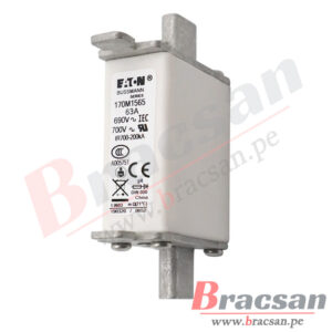 FUSIBLE ULTRA RAPIDO NH000 63A 690VAC gR BUSSMANN 170M1565