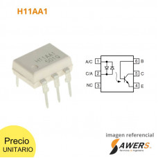 H11AA1 Optoacoplador de entrada AC