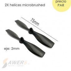Helice 2x75mm micromotor (minidrones)