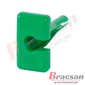 HERRAMIENTA EXTRACCIÓN DE TERMINALES 8AWG COLOR VERDE DEUTSCH 114008