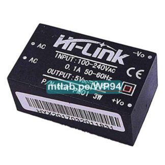 HLK-PM01 Fuente Aislada ENTRADA AC-DC 220V, salida 5V / 3W