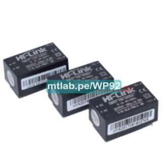 HLK-PM03 Fuente Aislada ENTRADA AC-DC 220V to salida 3.3V / 3W