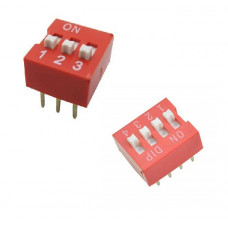 Interruptor Digital 2.54mm 3Bit y 4Bit dip switch