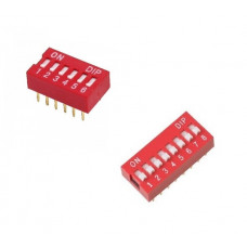 Interruptor Digital 2.54mm 6Bit y 8Bit dip switch