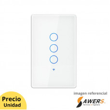 Interruptor Smart Touch WiFi 3CH Blanco