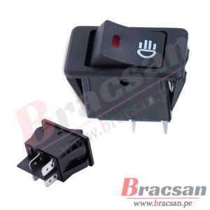 INTERRUPTOR SWITCH CON LUZ USO AUTOMOTRIZ 4 PINES ON-OFF 35A 12VDC 18A 24VDC KAVTO KV-AE R 26