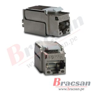 JACK MODULAR CAT6A RJ45 BLINDADO CON IDENTIFICADOR SATRA 0103010098