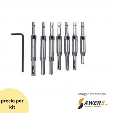 Juego de brocas de perforación Escariadora