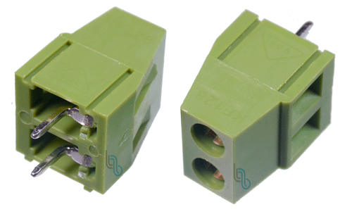 KF128-5.0-02P-A Borne de Conexión 2 Pines 10 A 300 V Pitch 5.08mm 22-12AWG "KEFA"