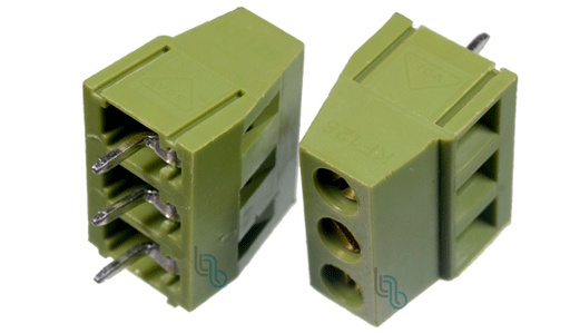 KF128-5.0-03P-A Borne de conexión 3 Pines 10A300V Pitch 5.08mm 22-12AWG "KEFA"