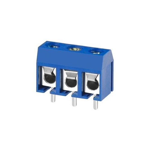 KF301-2P Bornera de conexion azul de 2 vias "KEFA" Pitch: 5mm 300VAC 10A