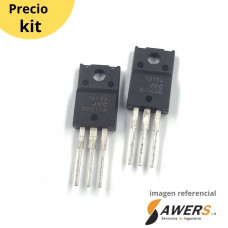 Kit 7815A+7915A Regulador de voltaje 15V-1.5A
