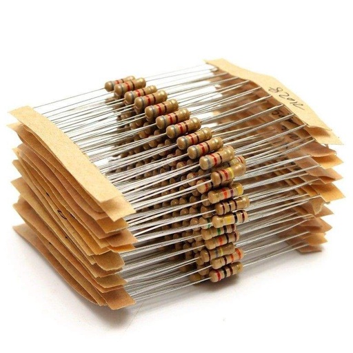 Kit de 130 Resistencias 1/4