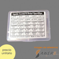 Kit de 300 Piezas de Capacitores Ceramicos