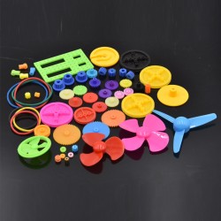 KIT DE ENGRANAJES PLASTICOS x 55 PIEZAS