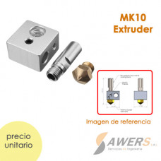 Kit de extrusora MK10 Boquilla 0.4 mm