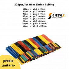 Kit de termocontraibles 328 piezas
