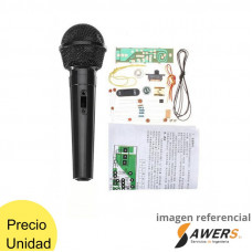 Kit didactico de microfono inalambrico FM