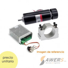 Kit Motor Spindle 500W-48V enfriamiento por aire