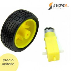 Kit motorreductor 1:120 + Rueda