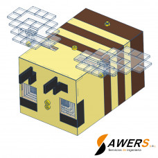 Kit Robot educativo seguidor de línea - ABEJA MINECRAFT