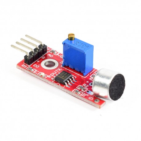 KY-038 Sensor de Sonido de Alta Sensibilidad con Microfono Electret para Detectar y Medir el Sonido con Arduinoo