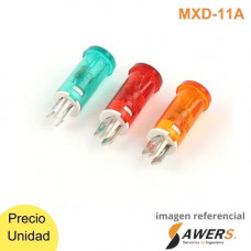 Lampara indicadora LED MDX-11A Luz Piloto 220Vac