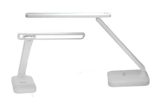 Lampara LED Rotativa Recargable para Escritorio, 3 Niveles de brillo con cable micro USB