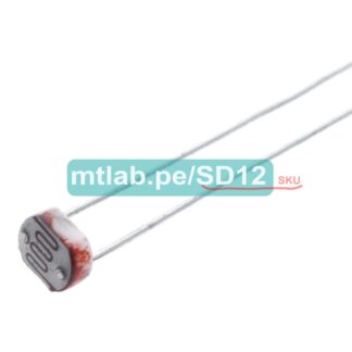LDR 5528, sensor detector de intensidad de luz, 5 mm, 1M en oscuridad. 8K-20K Ohm en luz